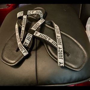 Juicy Couture Logo Sandals